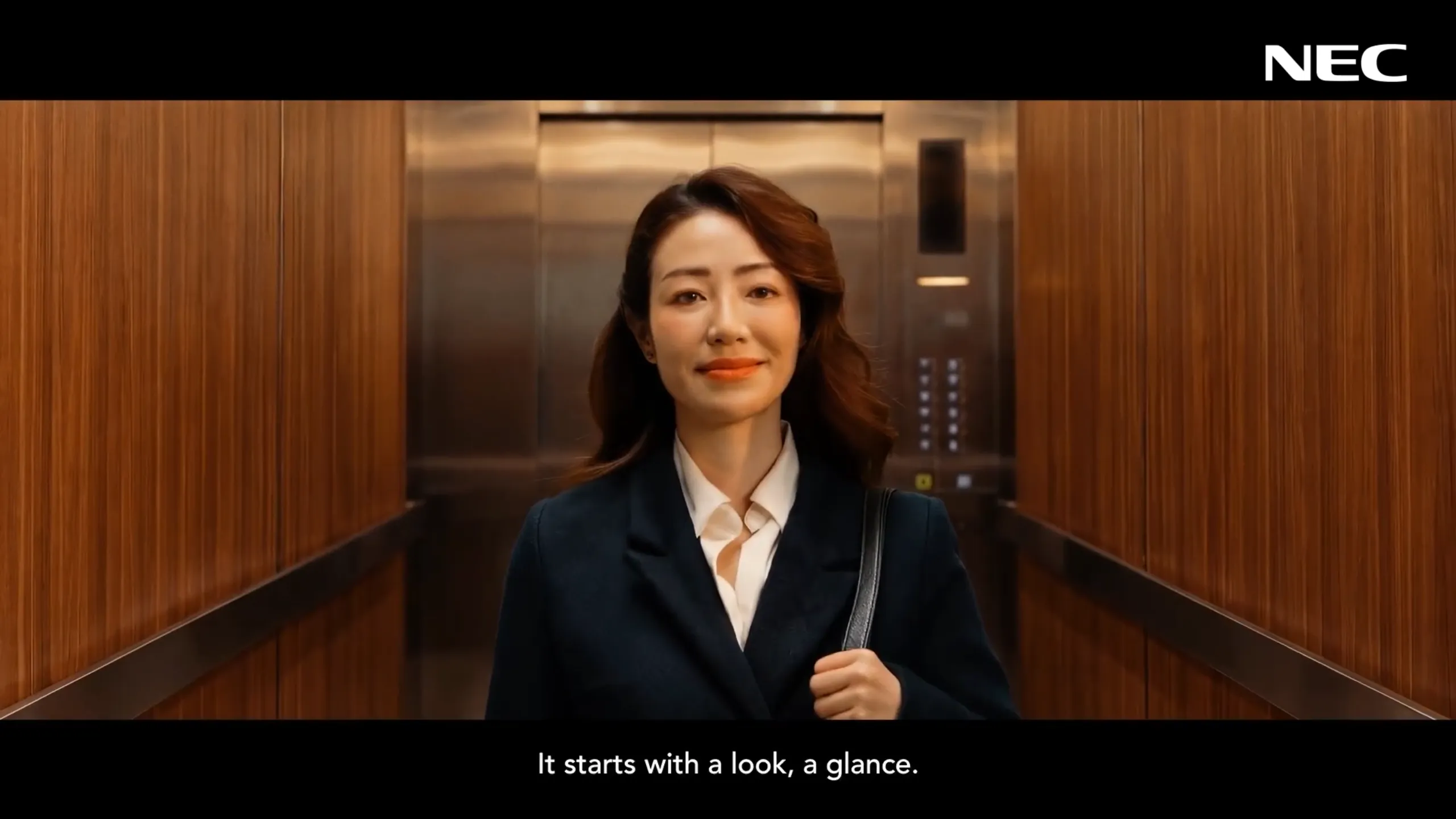 NEC digital identity video: it starts with a look, a glance